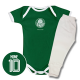 Kit Body Verde Personalizado e Calça do Palmeiras
