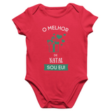 Body O Melhor Presente de Natal Sou Eu - Vermelho