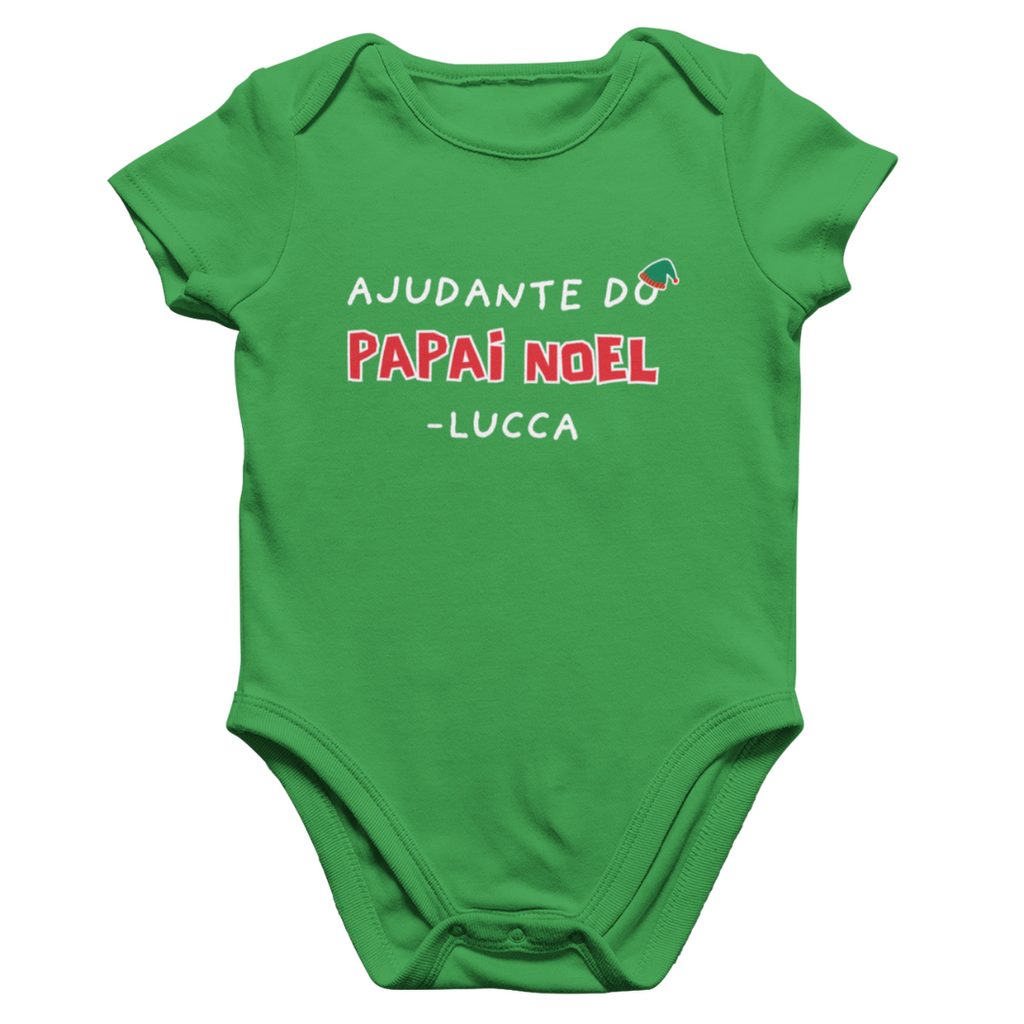 Body Ajudante do Papai Noel com Nome