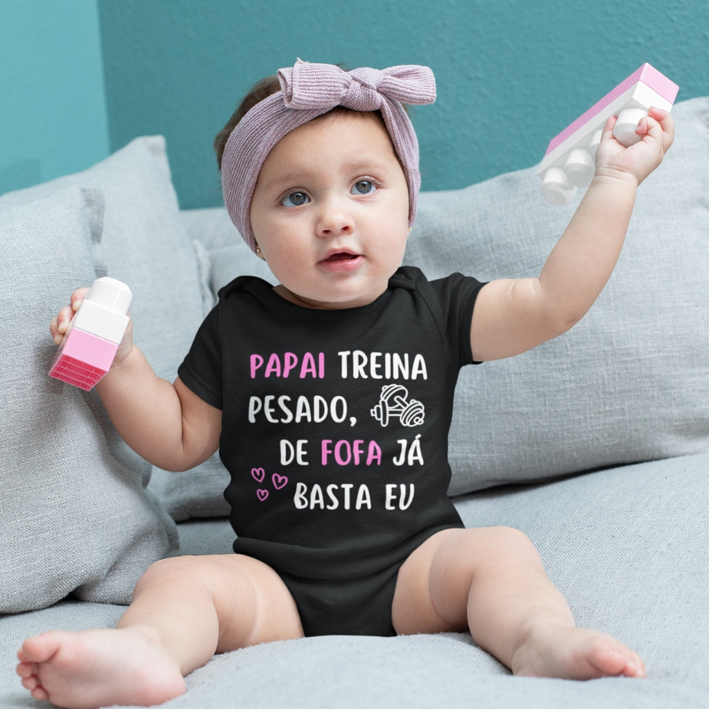 Body Treino Fofo - Estampa Pink