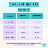 Kit Luxo Body Premium Santos Com Tênis, Shorts/Calça e Laço