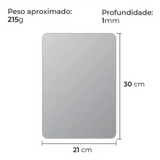 Quadro Metalizado Personalizado 21x30 cm A4