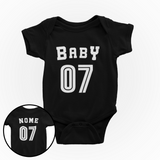 Body de Basquete Personalizado - Preto e Branco