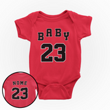 Body de Basquete Personalizado - Vermelho