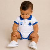 Body Polo Bebê Oficial Cruzeiro – Personalizado com Nome e Número