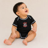 Body Bebê Preto Corinthians – Personalizado com Nome e Número