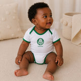 Body Bebê Branco Palmeiras – Personalizado com Nome e Número