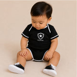 Body Bebê Preto Botafogo – Personalizado com Nome e Número