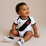Body Bebê Oficial Proteção UV Vasco – Personalizado com Nome e Número
