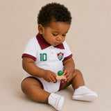 Body Polo Bebê Oficial Fluminense – Personalizado com Nome e Número