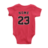 Body de Basquete Personalizado - Vermelho