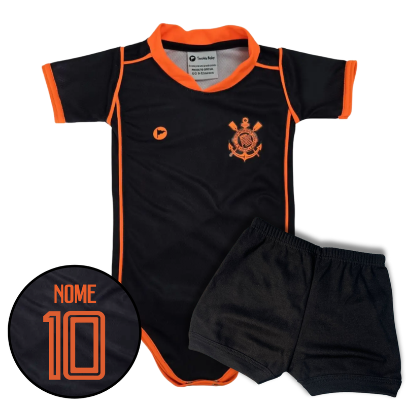 Body Preto Premium Corinthians