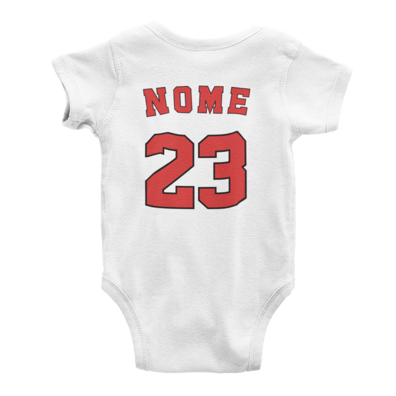 Body de Basquete Personalizado - Branco