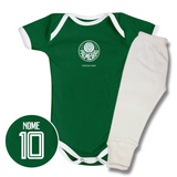 Kit Body Verde Personalizado e Shorts/Calça do Palmeiras