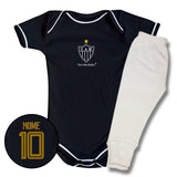 Kit Body Preto Personalizado e Shorts/Calça do Atlético MG