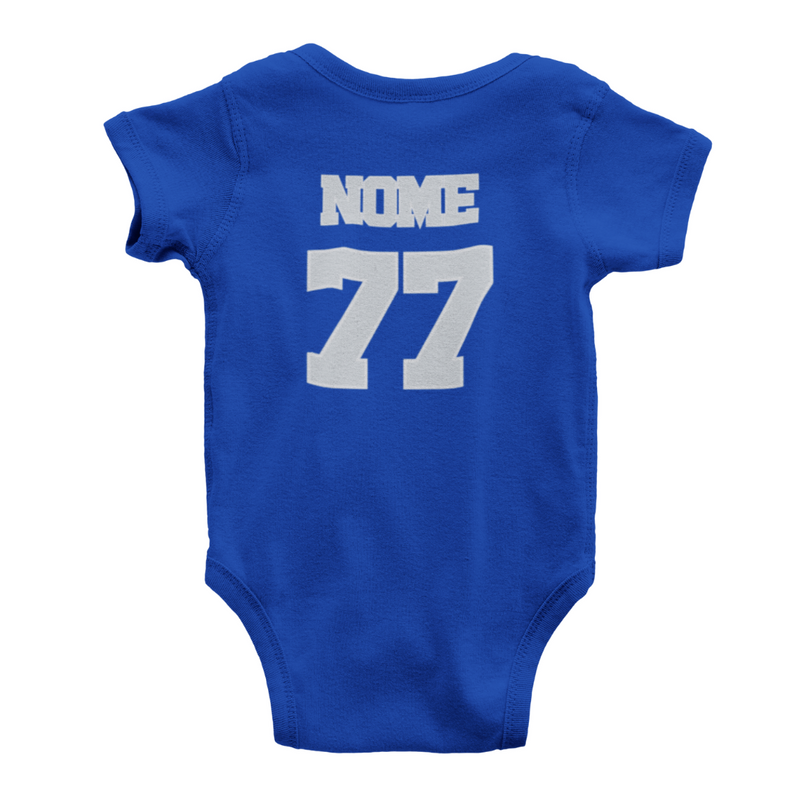 Body de Basquete Personalizado - Azul e Prata