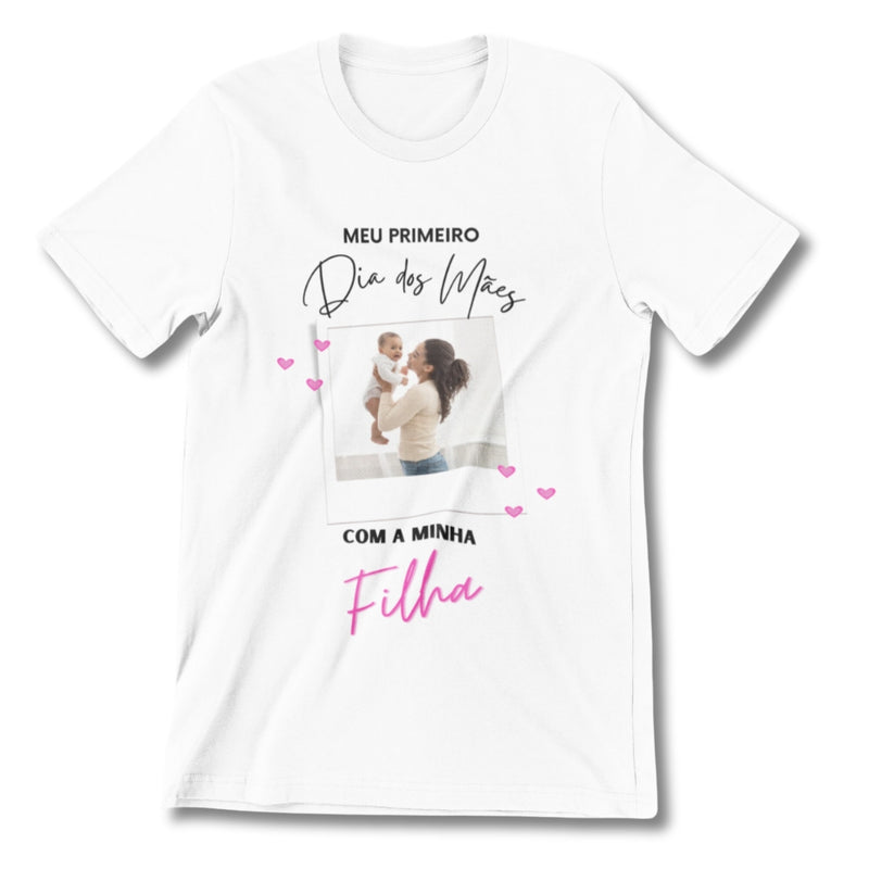 Kit Rosa Primeiro Dia Das Mães Personalizado Com Foto