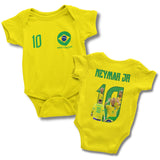 Body Personalizado do Brasil Amarelo - Edição Neymar Jr