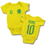 Body Personalizado do Brasil Amarelo