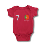 Body Personalizado de Portugal Vermelho - Edição Especial Cristiano Ronaldo