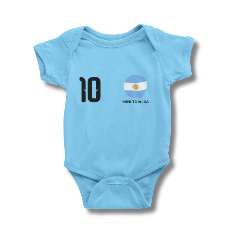 Body Personalizado da Argentina Azul Bebê - Edição Especial Messi