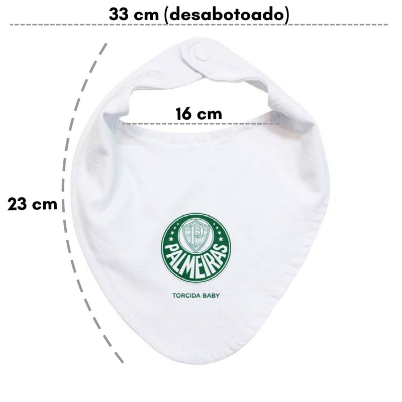 Babador Branco Oficial do Palmeiras