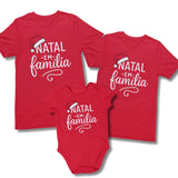 Kit Vermelho Natal em Família
