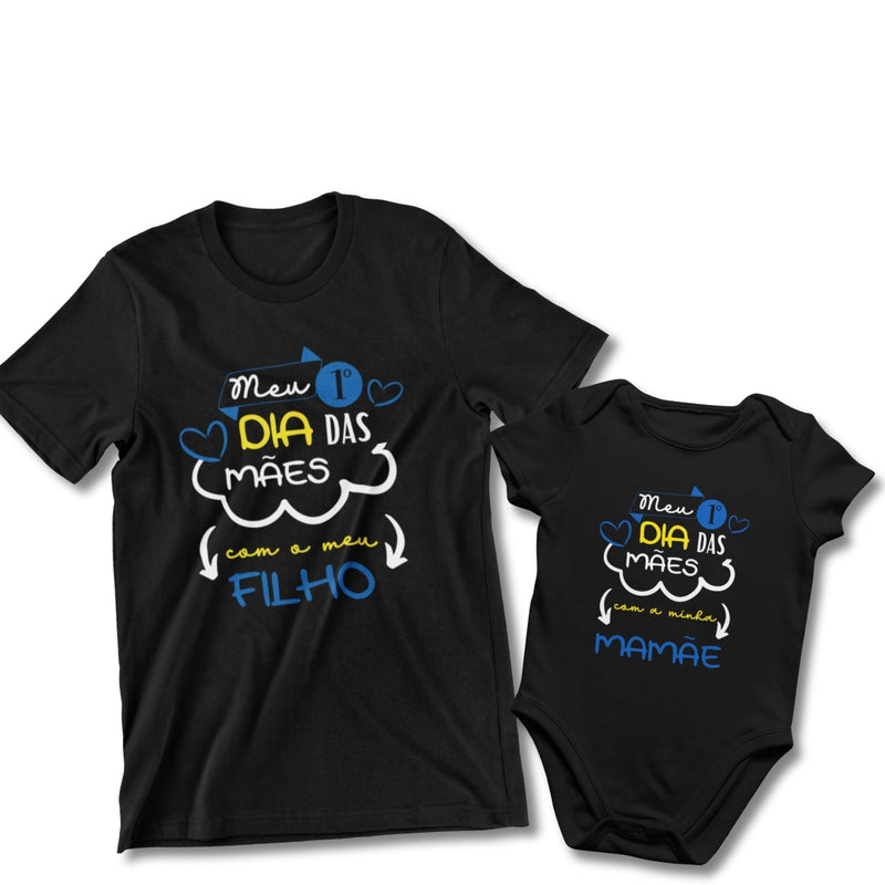 Kit Azul 1° Dia Das Mães Com Meu Filho