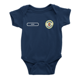 Body Bebê Azul Marinho da Guarda Civil Personalizado com Nome e Brasão