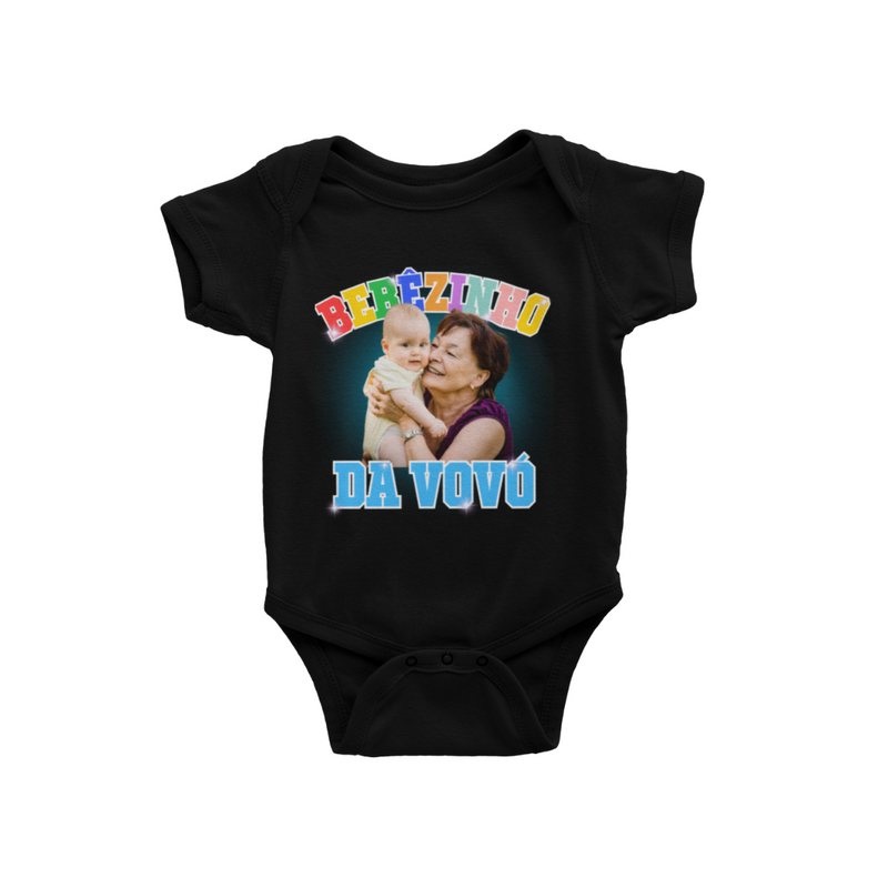 Body Personalizado Com Foto - Bebezinho da vovó