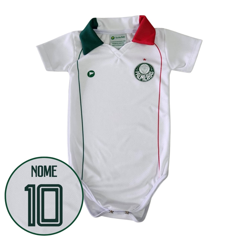 Kit Luxo UV Premium Palmeiras - Branco Com Gola Verde e Vermelha