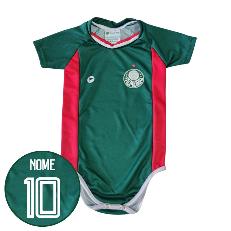 Body UV Premium Palmeiras - Verde e Vermelho