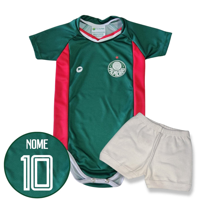 Body UV Premium Palmeiras - Verde e Vermelho