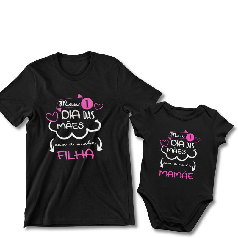 Kit Rosa 1° Dia Das Mães 100% Algodão