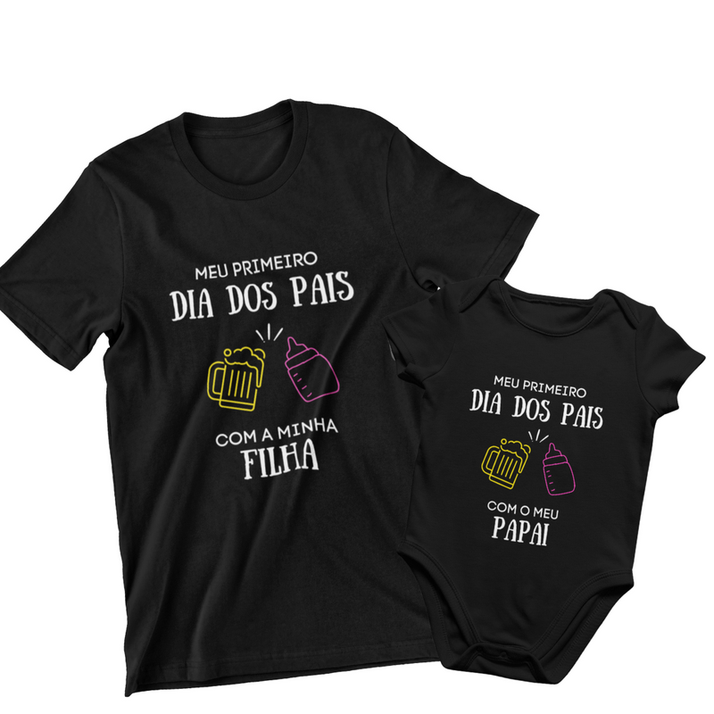 Kit Dia Dos Pais Mamadeira e Chopp - Mamadeira Rosa