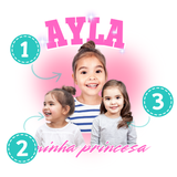 Camiseta Adulto Personalizada Com Foto - Minha Princesa