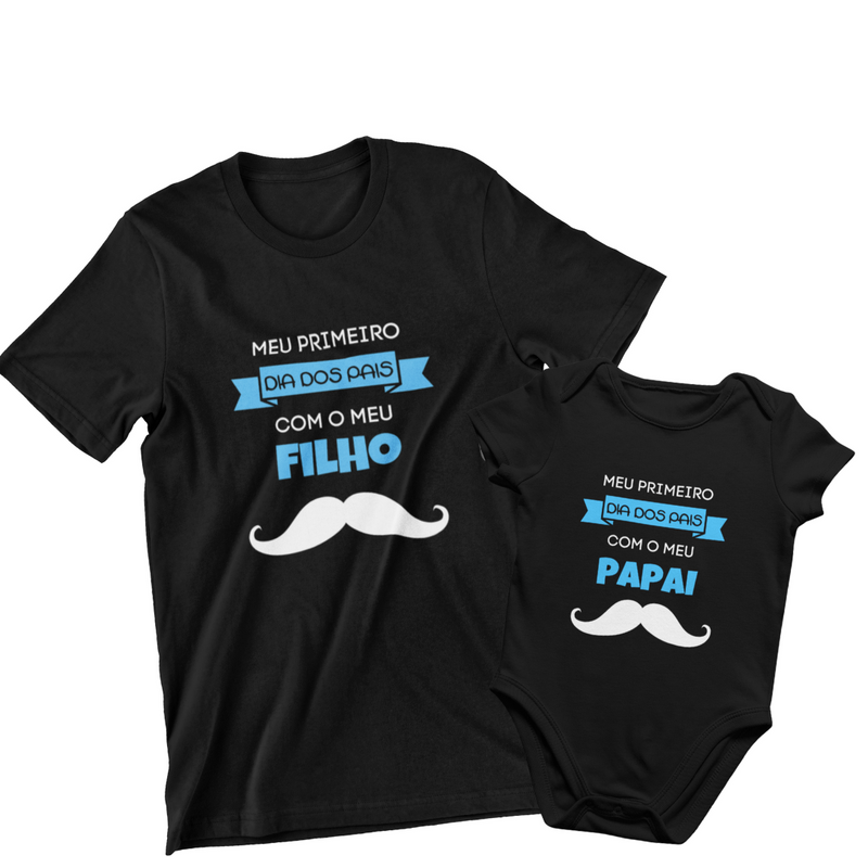 Kit Primeiro Dia Dos Pais Com Meu Filho - Bigode