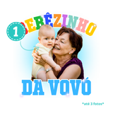 Camiseta Adulto Personalizada Com Foto - Bebezinho da vovó