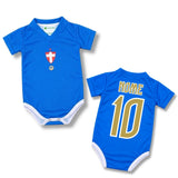 Body Bebê Oficial Proteção UV Azul Palmeiras – Personalizado com Nome e Número