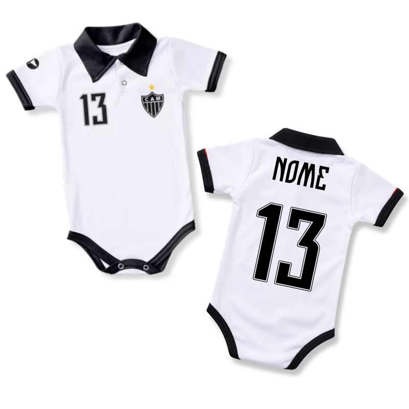 Body Polo Bebê Oficial Atlético Mineiro – Personalizado com Nome e Número