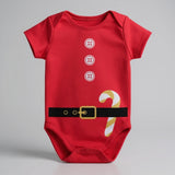 Body de Bebê Papai Noel - 0 Meses a 3 Anos