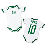 Body Bebê Branco Palmeiras – Personalizado com Nome e Número