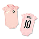 Body Bebê Rosa Vasco – Personalizado com Nome e Número