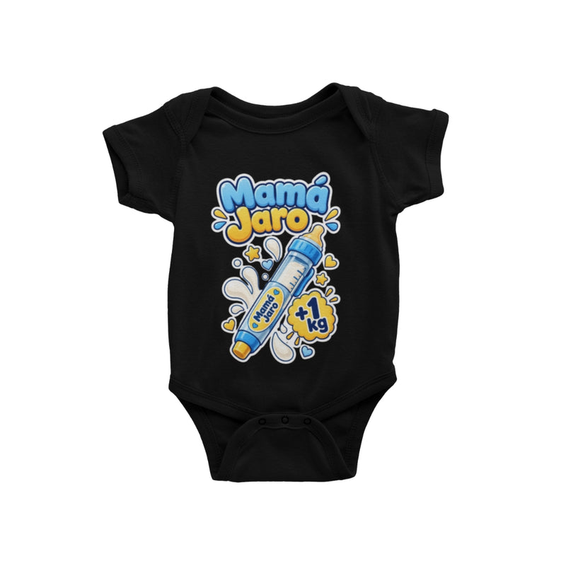 Body Divertido Preto Mamá Jaro