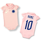 Body Bebê Rosa Cruzeiro – Personalizado com Nome e Número