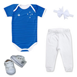 Kit Luxo Body Proteção UV Cruzeiro Com Tênis, Shorts/Calça e Laço