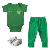 Body Bebê Verde do Exército Brasileiro Personalizado com Nome