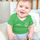 Body Bebê Verde do Exército Brasileiro Personalizado com Nome