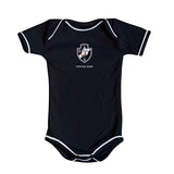 Body Bebê Preto Vasco – Personalizado com Nome e Número