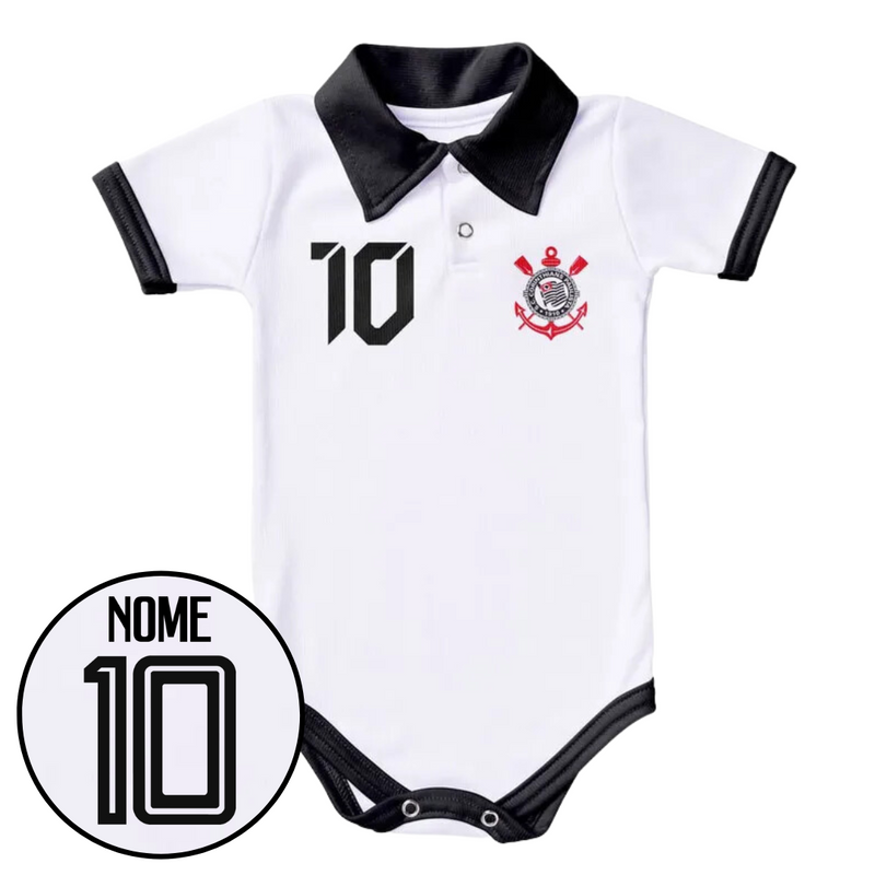 Body Polo Personalizado do Corinthians